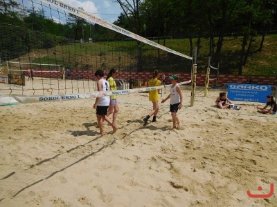 Beachový turnaj minivolejbal - Brno
